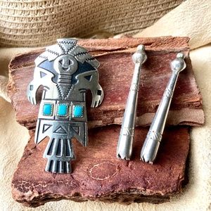 Vintage Bell Trading Post Kachina Bolo Slide